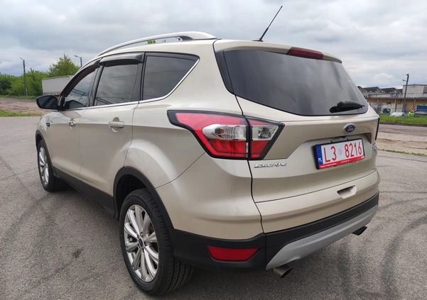 Ford Escape cena 67700 przebieg: 130000, rok produkcji 2017 z Borek Wielkopolski małe 301